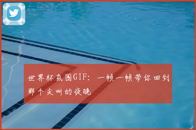 世界杯氛围GIF：一帧一帧带你回到那个尖叫的夜晚